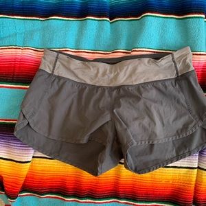 Gray Lululemon shorts